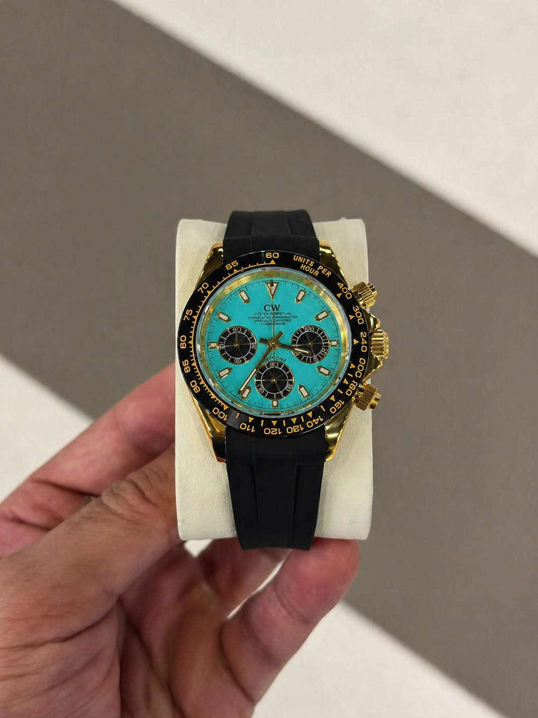 Turquoise Spark Dial