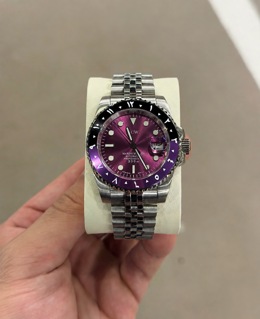 Midnight Plum Aurora Dial