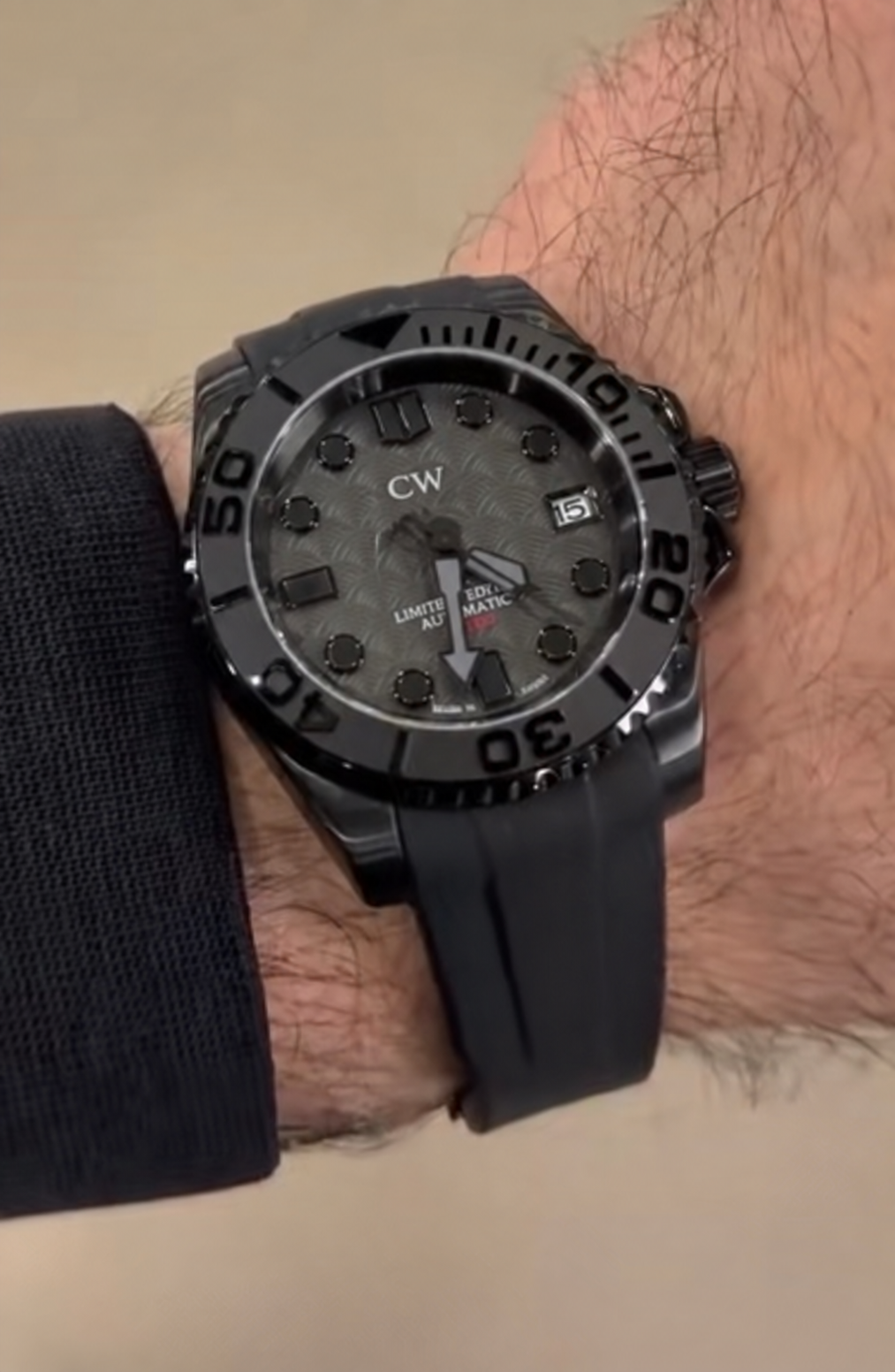 Dark Obsidian Moon Dial