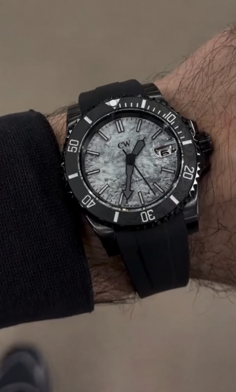 Frozen Black Ice Dial