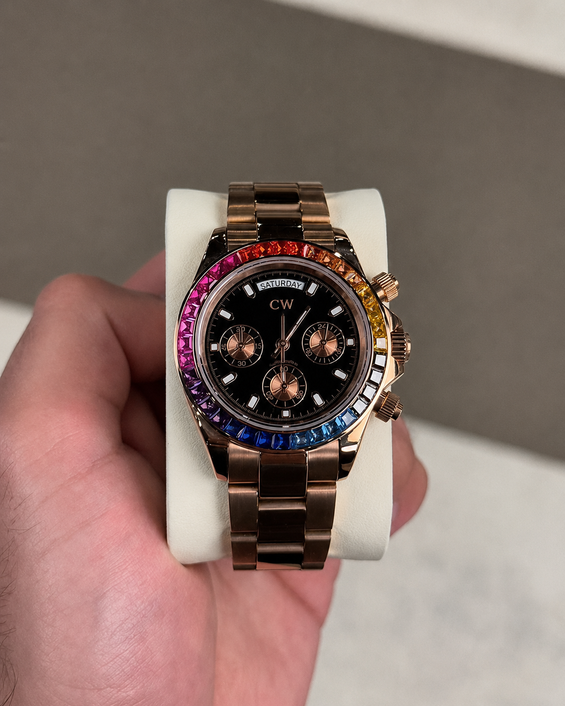 Global Rainbow Storm Dial
