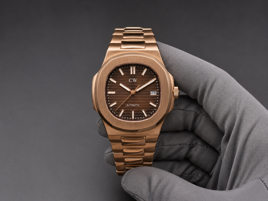 Nautilus Gold Rose Dial