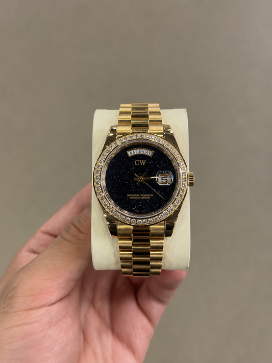 Rose Gold Galaxy Brust