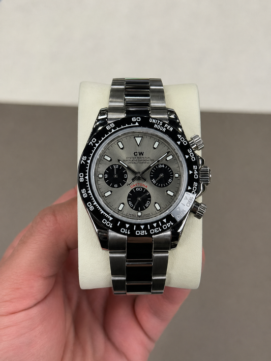 Satin Grey Racer Dial