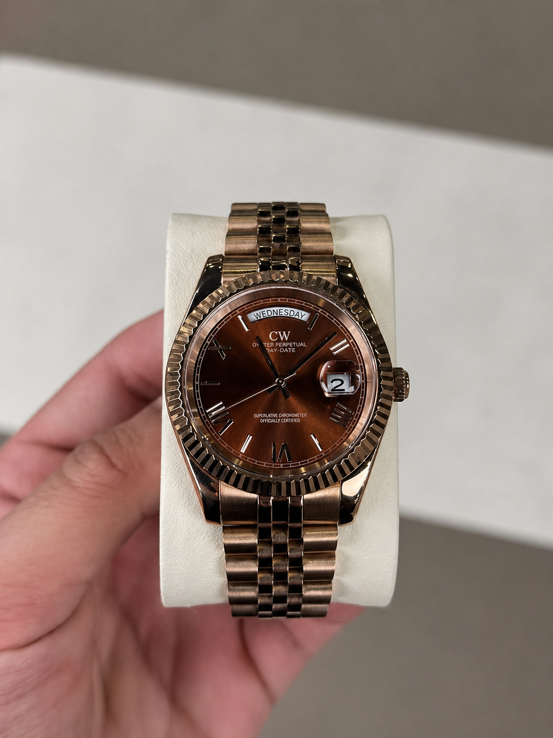 Dark Chocolate Roman Dial