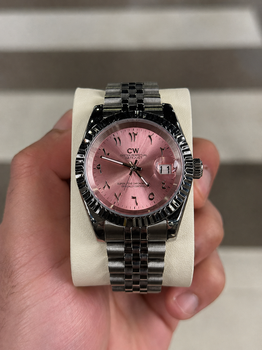 Baby Pink Arabic Dial