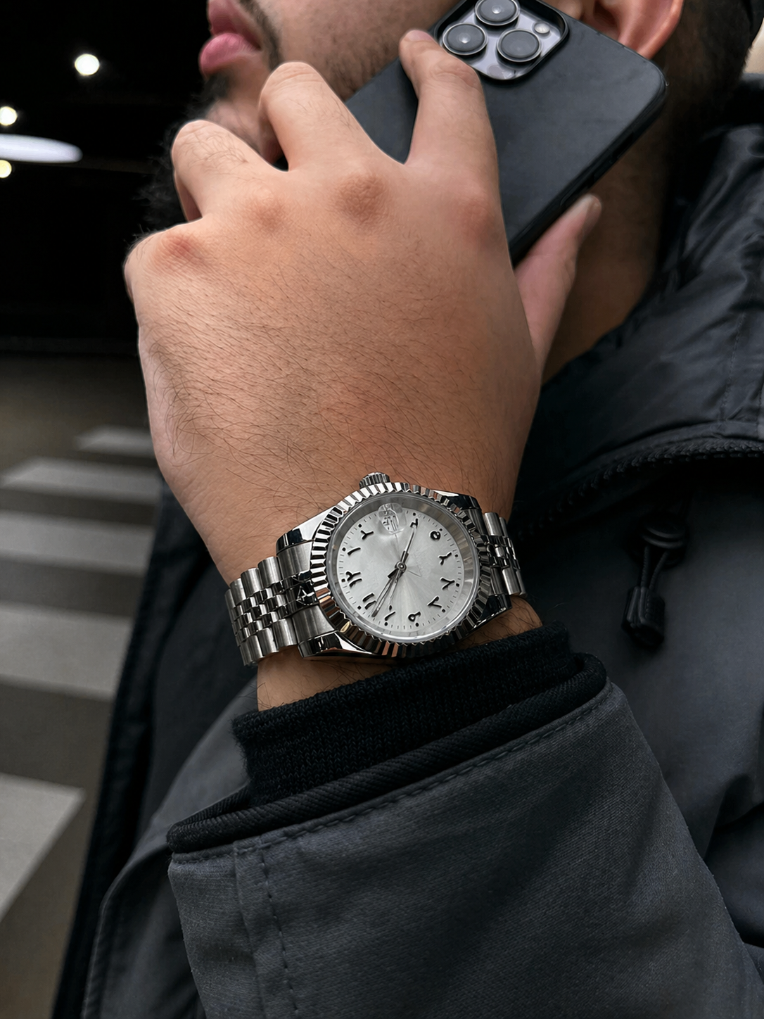 White Arabic Dial
