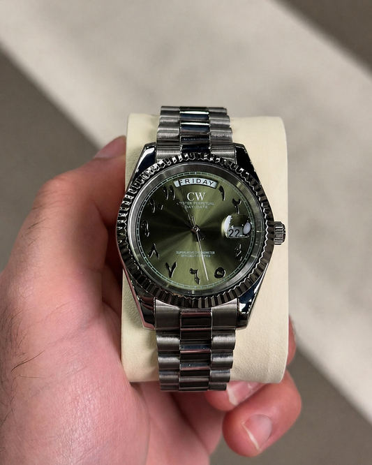 Pearl Olive Arabic Dial