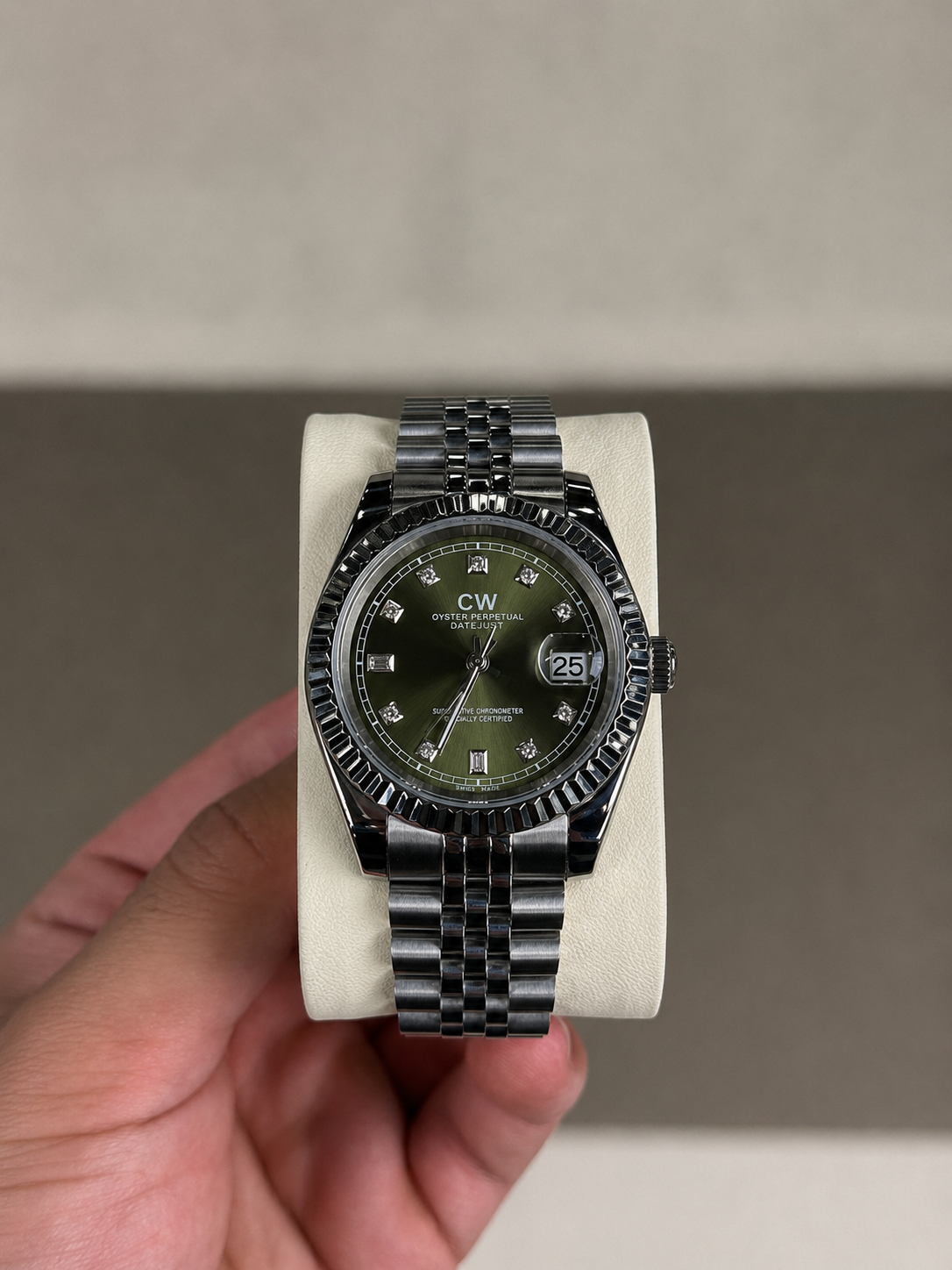 Green Diamond Dial