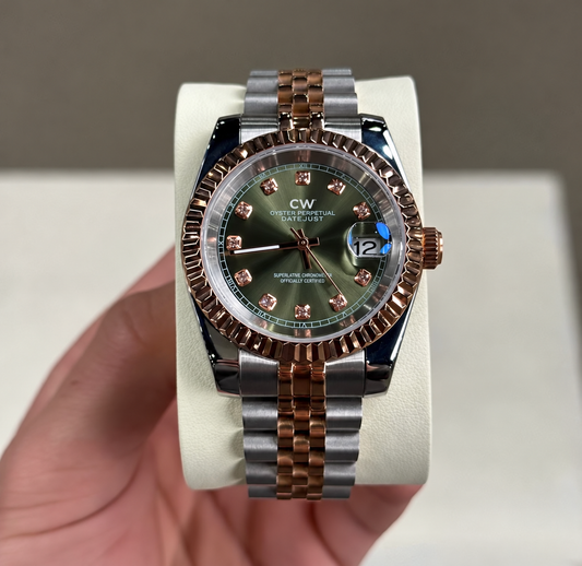 Royale Olive Diamond Dial